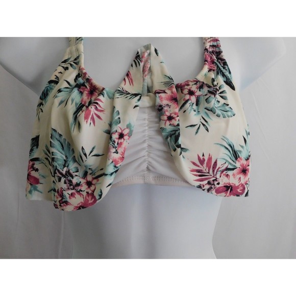 Arizona Swimsuit Swim Top Multi Colored Print Size Small - Picture 5 of 8